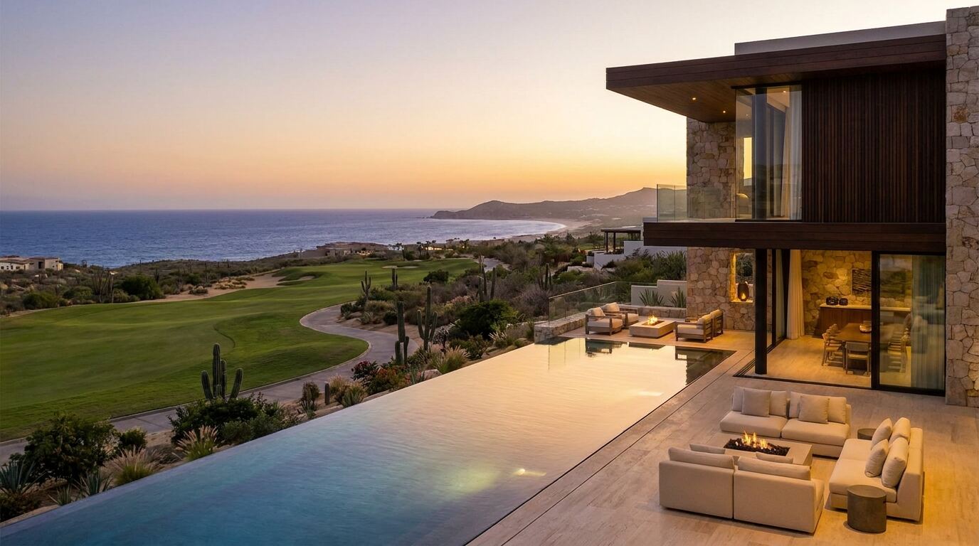 Oceanfront villa in Los Cabos